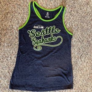 NWOT Girls Razorback Seattle Seahawks Tank size Lrg